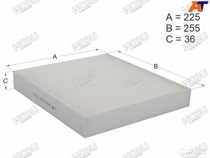Фильтр салона volkswagen polo sedan 10/skoda fabia