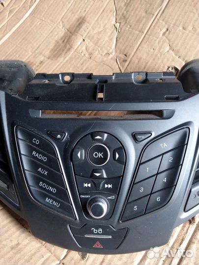 Ford fiesta mk6 магнитола штатная