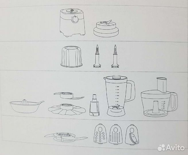 Кухонный комбайн Redmond RFP 3909