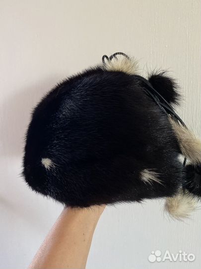 Шапка норковая женская 56 57 бу