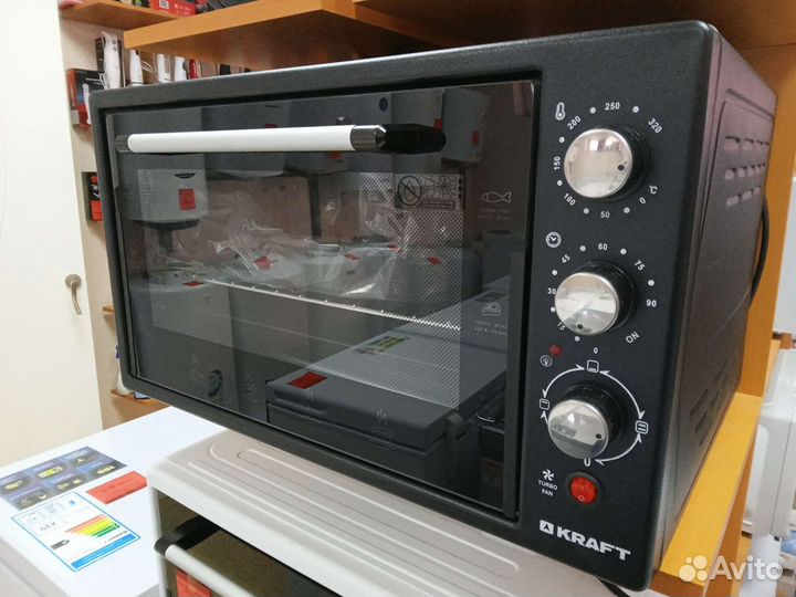 Мини печь Kraft kf-mo 4506 BL новая