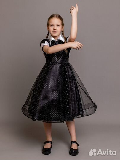 Карнавальный костюм 2187 к-24 Венсдей