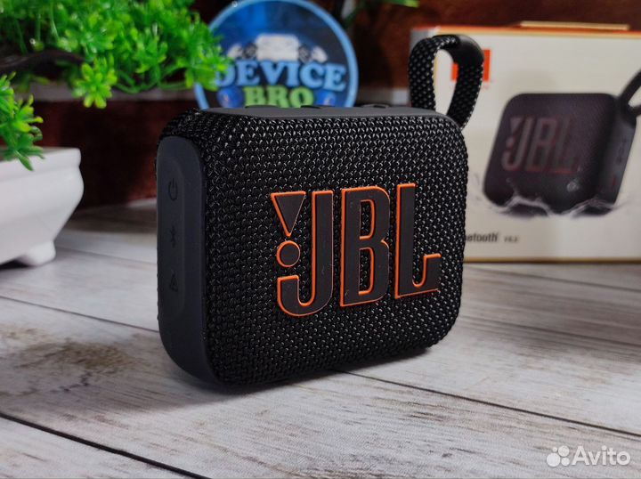 Портативная колонка JBL Go 4 Black (Гарантия)