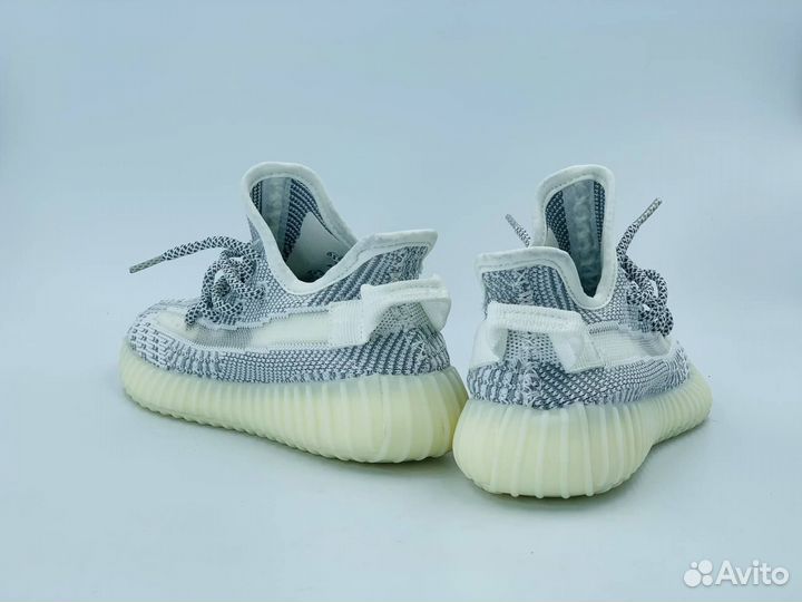 Adidas yeezy boost 350 детские серые разм. 28