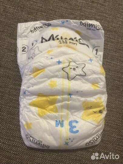 Подгузники huggies 3 и mimiso 3m 4-9кг