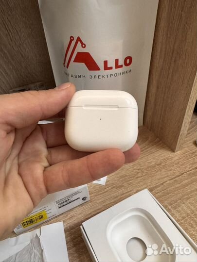 Airpods 3 original б у в allo с коробкой
