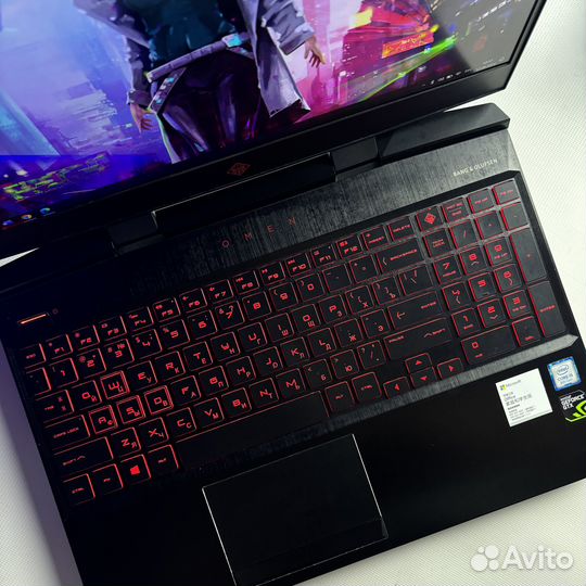 Игровой ноутбук HP Omen i5/GTX1650/8RAM/IPS