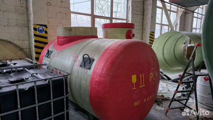 Емкость под септик от 20м3 из стеклопластика