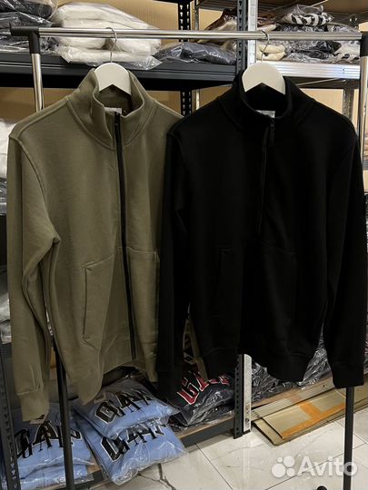 Кофты Stone Island (Хаки,Черный)