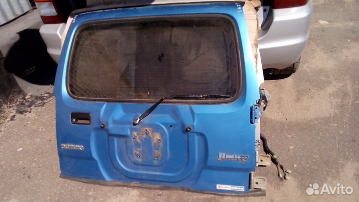 Suzuki Jimny дверь багажника синяя