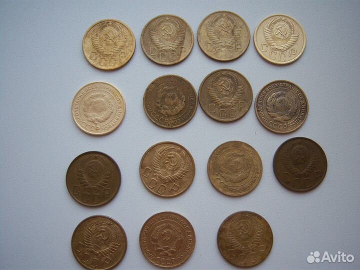 Монеты 5 копеек 1930-1956 годов