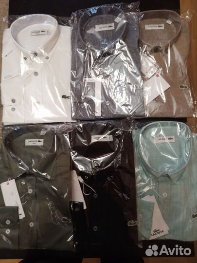 Рубашка lacoste лен