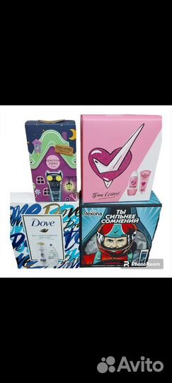 Подарочные наборы Dove, Rexona, Бархатные ручки