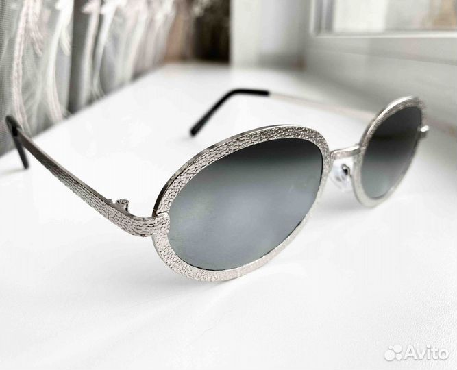 Очки Chanel женские металлические солнцезащитные