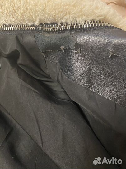 Куртка кожаная женская с мехом