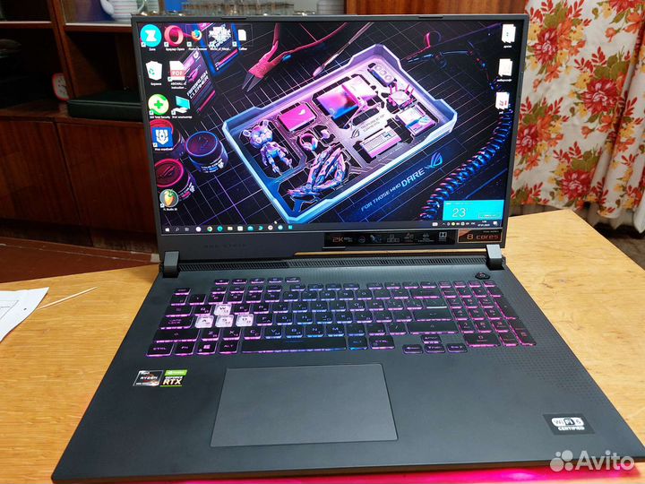 Ноутбук asus rog strix g17