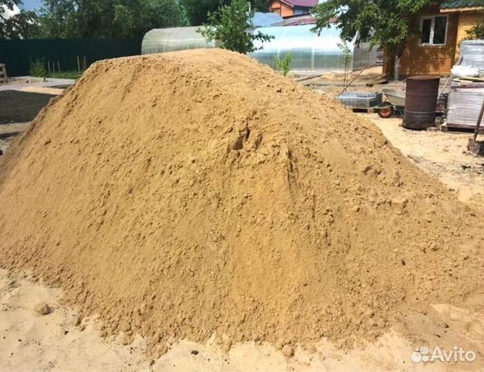 Песок доставка своим транспортом от 5м3