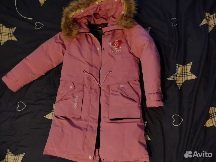 Куртка детская зимняя 158см