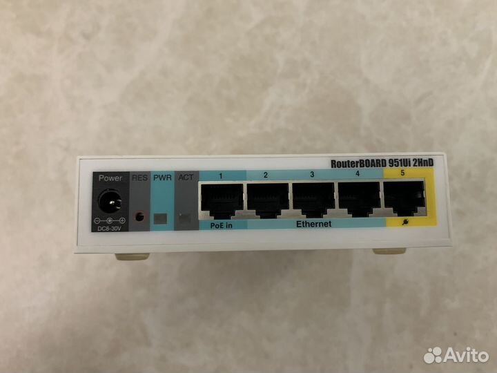 Wi-Fi роутер маршрутизатор MikroTik RB951Ui-2HnD