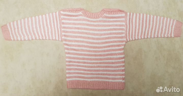 Новый теплый свитер для девочки, р-р 80-86