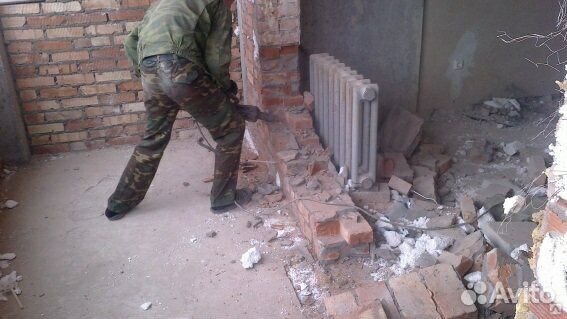 Демонтаж,Демонтажные работы,вывоз мусора