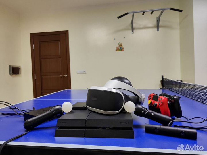 Игровая приставка ps4 + ps vr