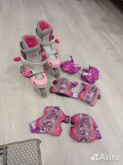 Роликовые коньки детские раздвижные