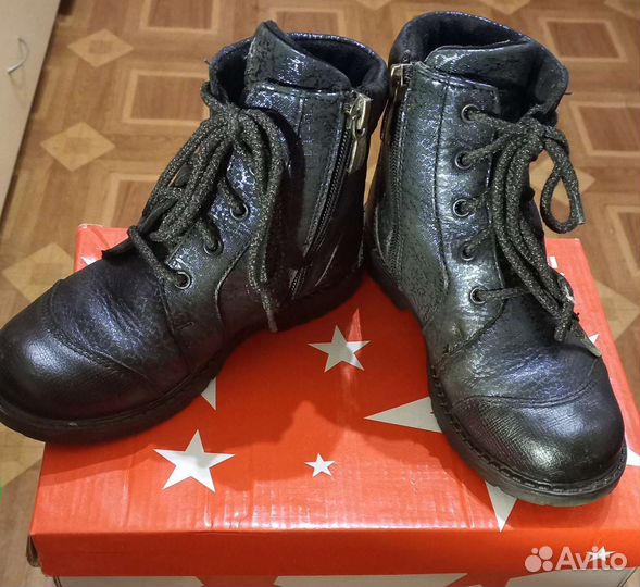 Ботинки демисезонные для девочки 29 размер