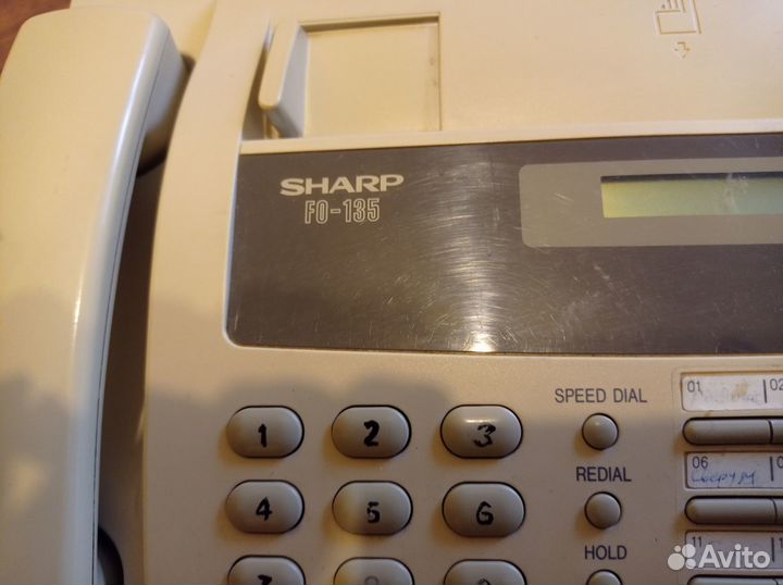 Факс sharp fo 135