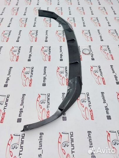 Губа 5-series G30 Рест. M-Perfomance под карбон