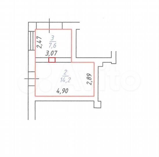Торговая площадь, 21.8 м²