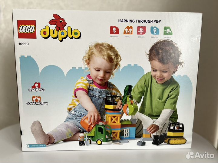 Конструктор lego duplo 10990 Строительная площадка