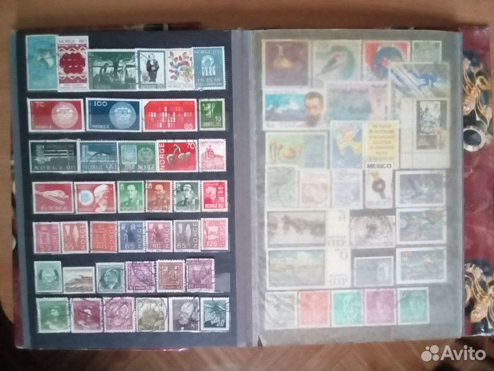 Более 6 сотен марок (20 страниц) Кляссер в подарок