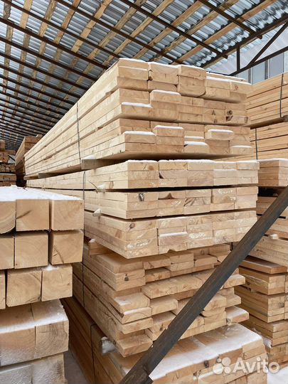 Доска обрезная 40х200х6000мм