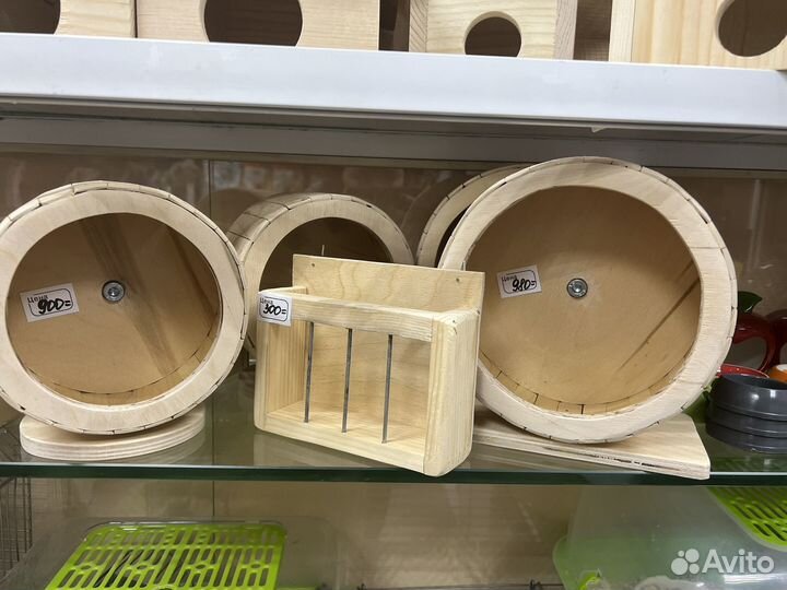 Изделия из дерева д/птиц и грызунов