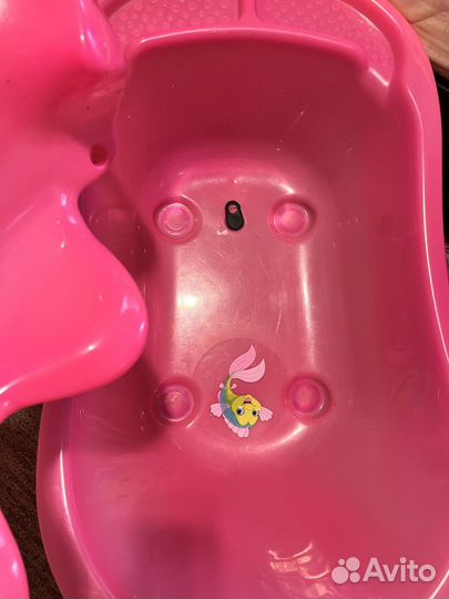 Детская ванна с горкой