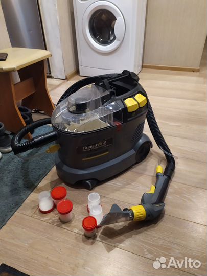 Прокат моющего пылесоса karcher puzzi 8 с химией