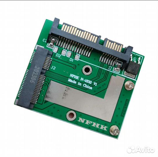 Переходник msata(SSD) - SATA 22-pin (2,5