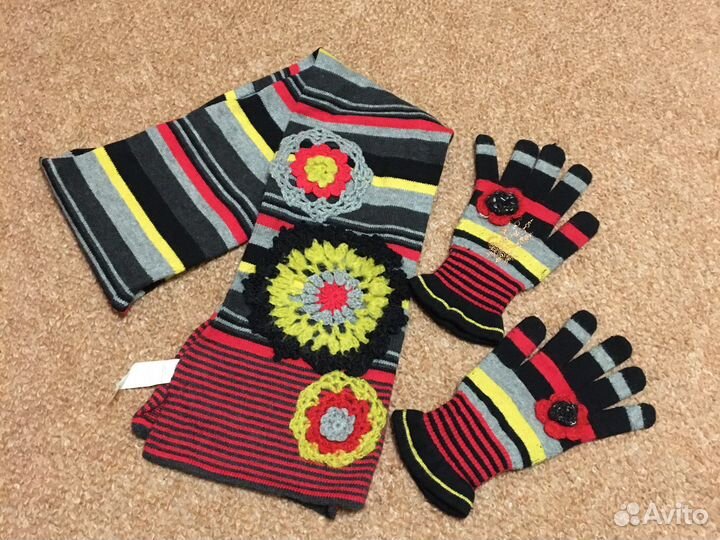 Шарф и перчатки