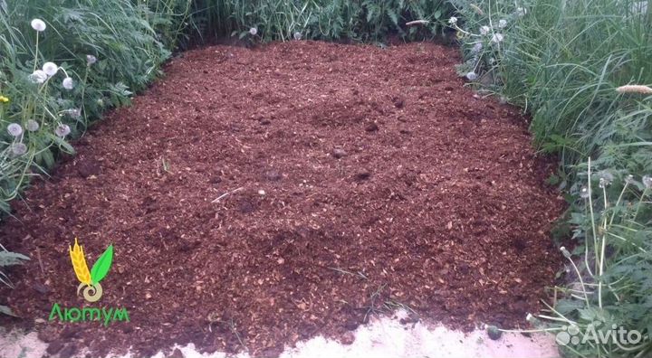 Перепревший навоз в мешках