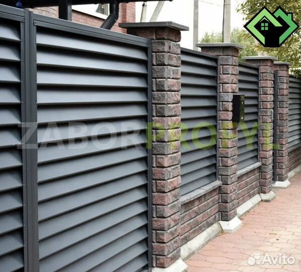 Забор жалюзи под ключ от производителя