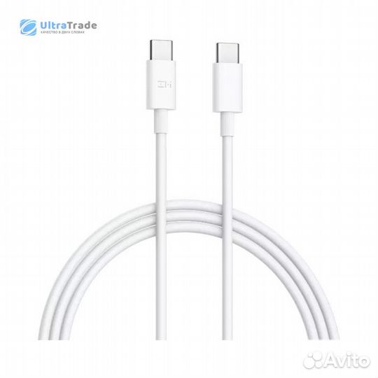 Кабель Xiaomi ZMI Type-C - Type-C 150 см White (AL