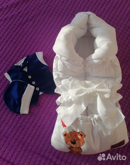 Конверт на выписку для мальчика