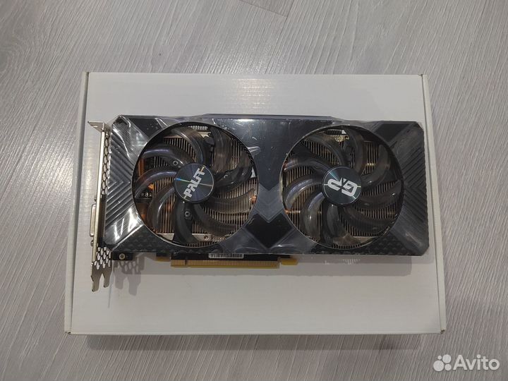 Видеокарта Palit nvidia GeForce RTX 2060 dual 6гб