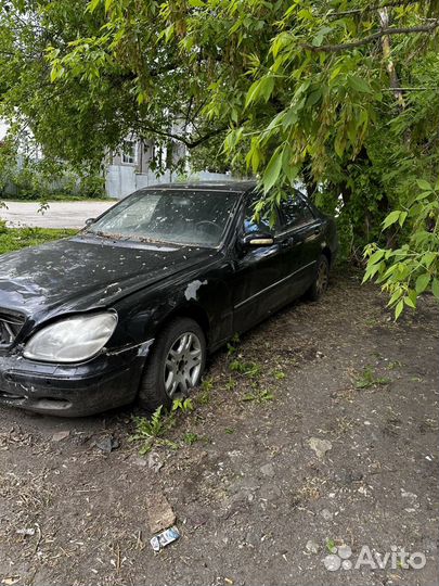 Mercedes-Benz S-класс 5.0 AT, 2000, битый, 150 000 км