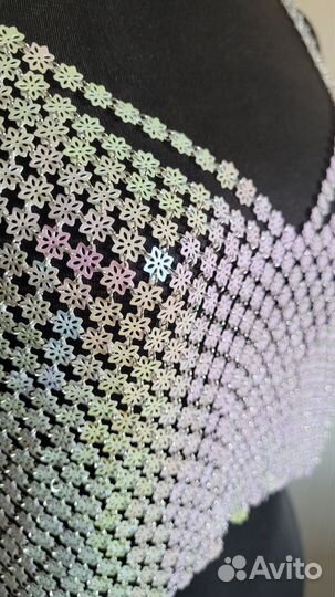 Топ из пайеток