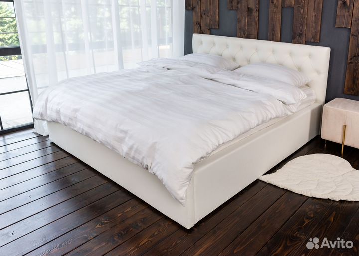 Кровать 160х200 с матрасом двухспальная