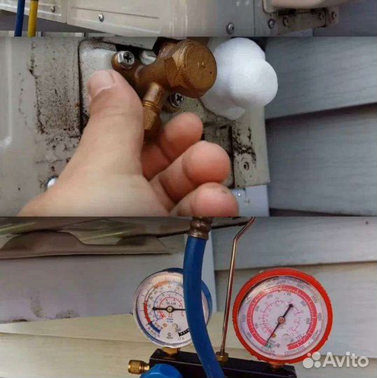 Чистка сплит систем Заправка сплит систем