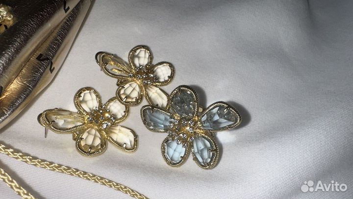 Серьи и кольцо