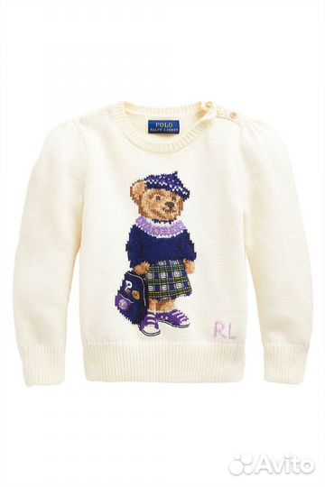 Свитер polo ralph lauren Bear хлопковый